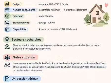 recherche maison location