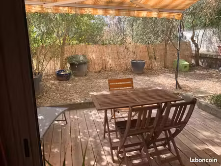 appartement 38m2 avec jardin privatif de 34m2  une place de parking et une cave