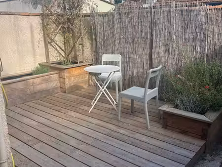maison avec extérieur aménagée  proximité parc de mussonville