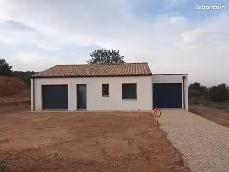maison neuve t4 avec garage à villegailhenc