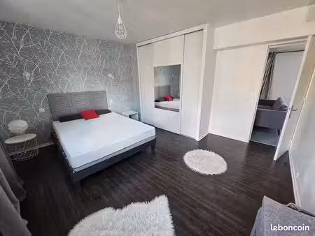 grand t3 meublé-2 très grandes chambres (idéal télétravail)