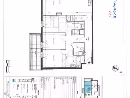 appartement 4 pièces 106 m²