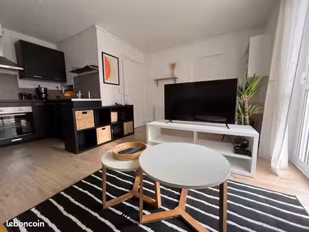 f2 meublé 35 m² à caen – grande terrasse plein sud – proche campus 1
