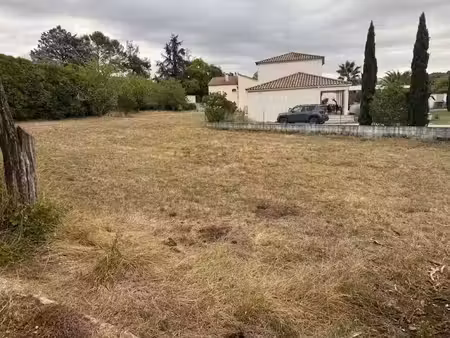 vente terrain 1029 m² à laval-pradel (30110)  55 000 €