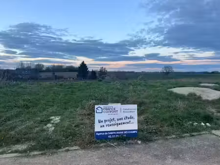 vente terrain 858 m² à morgny-la-pommeraye (76750)  79 000 €