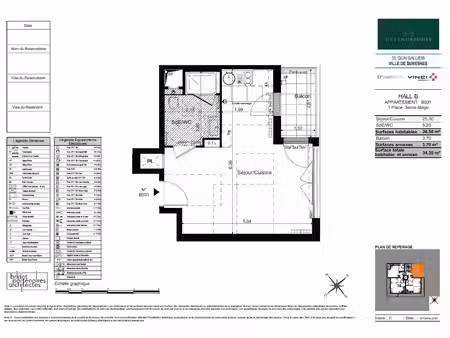 location appartement 1 pièce 31 m² à suresnes (92150)  951 €
