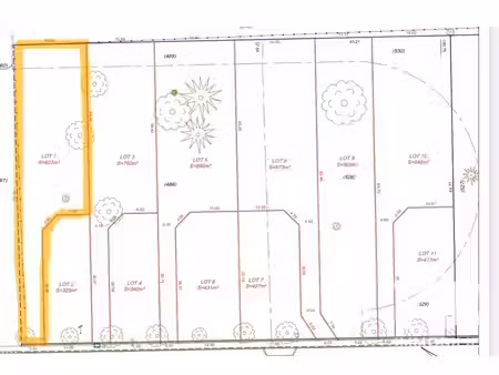 vente terrain à bâtir 827 m²