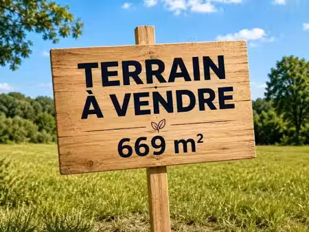 vente terrain 669 m² à pontenx-les-forges (40200)  96 700 €