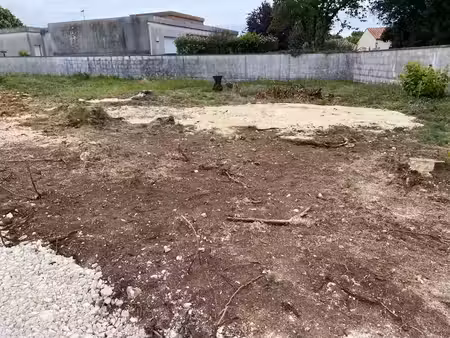 vente terrain 653 m² à echillais (17620)  130 000 €