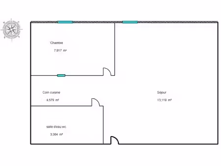 location appartement 2 pièces 32 m² à aubagne (13400)  770 €