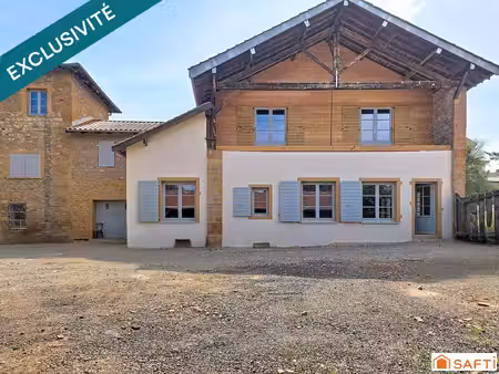 alix – grange en pierre à réhabiliter – 190 m² avec jardin