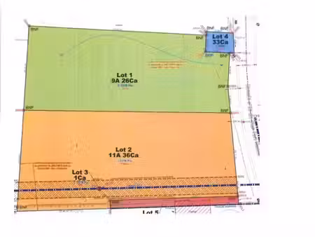 parcelle de terrain (lots 1&4)