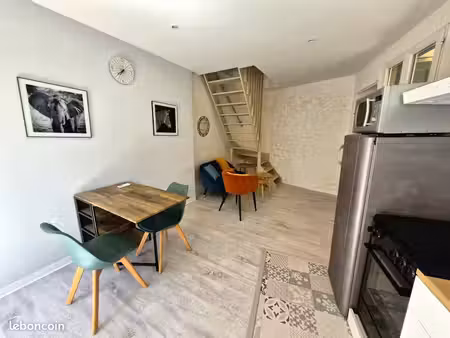 maison de village meublée t2 avec cave