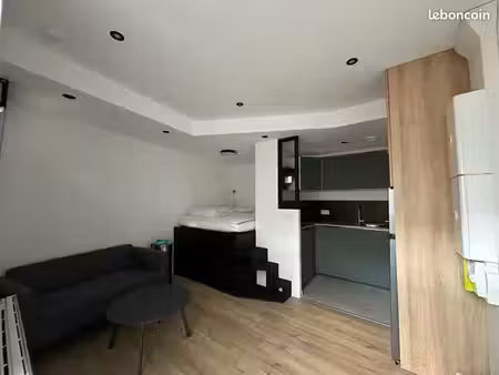 studio meublé 17m² - proche gare et inspe