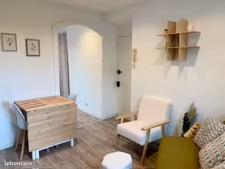 charmant apt 2 pièces meublé en cœur de village