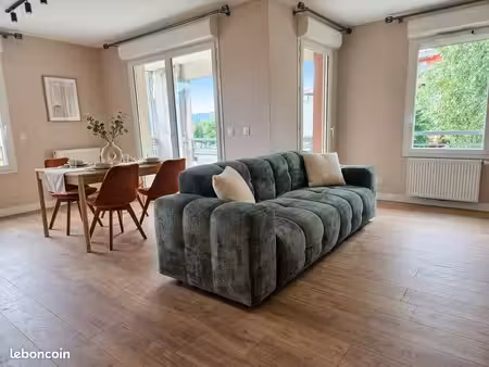 t4 meublé de 91m² refait à neuf • résidence sécurisée moulins gaud