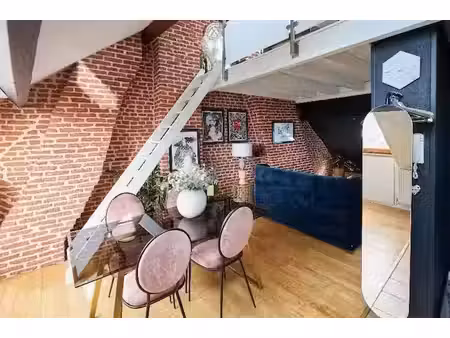 location meublée duplex 2 pièces 25.88 m² à lille (59000)  665 €