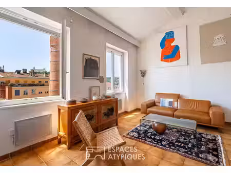 duplex en dernier étage avec vue fourvière