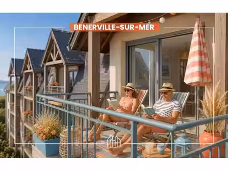 vente appartement neuf 3 pièces 59m2 benerville-sur-mer - 440000 € - surface privée