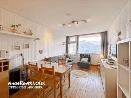 studio cabine meublé avec balcon proche de la station d'orcières