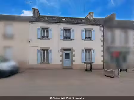 maison de bourg 4 pièces – 115 m² – bien vendu loué – saint-thégonnec