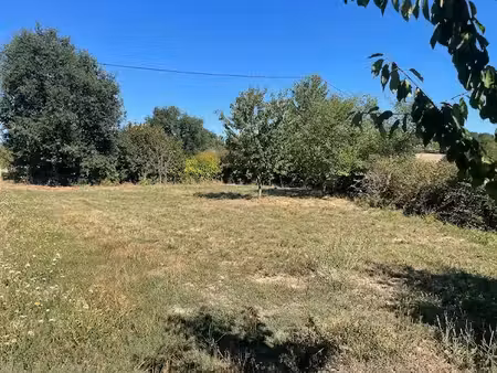 a cognac la forêt -terrain à bâtir de 1060 m2 avec un vrai potentiel d'aménagement