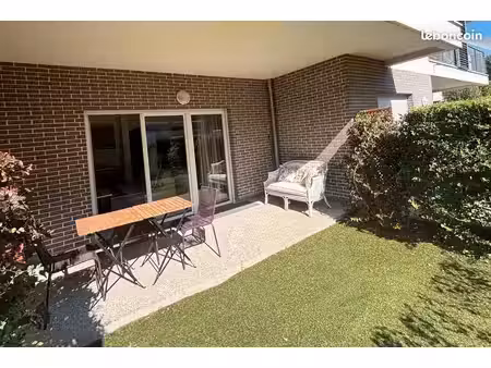 t1 bis 36 m² avec terrasse / jardin dans résidence haute gamme