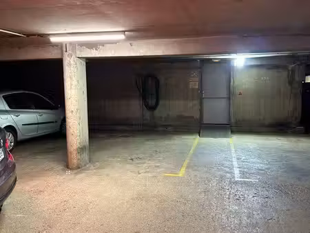 emplacement parking en sous-sol
