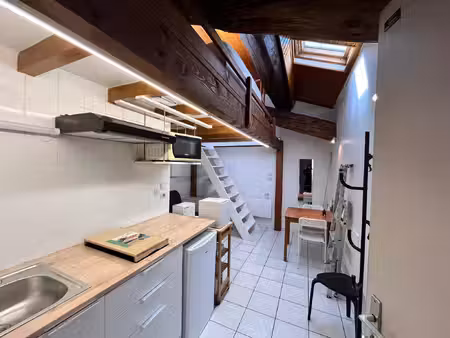 charmant studio avec mezzanine au coeur de lyon 7
