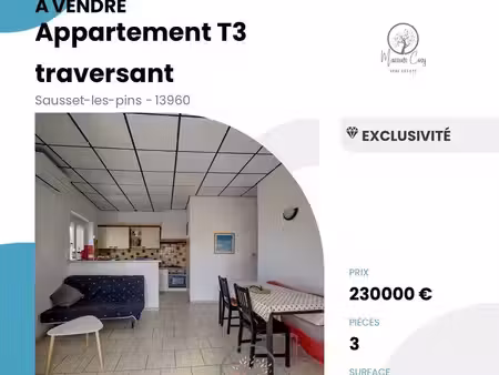 appartement 3 pièces 45 m²