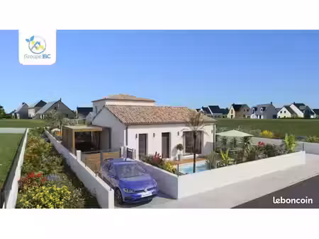 projet de construction d'une maison 65 m² avec terrain de 270m2 à saint-martin-de-crau (13