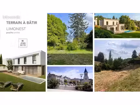 terrain constructible arboré 838 m² – limonest
