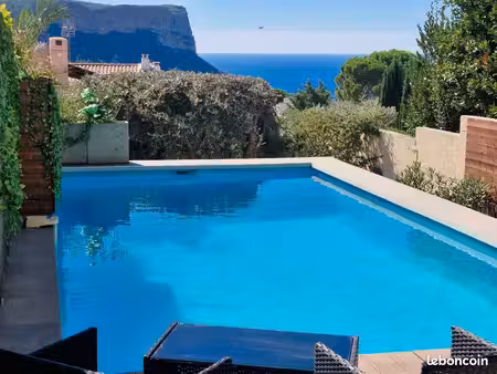 hauteurs de cassis appartement 2 en 1+ piscine privée vue mer