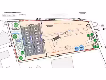 terrain 3 000 m² le rove