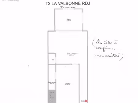 appartement 2 pièces 51 m²