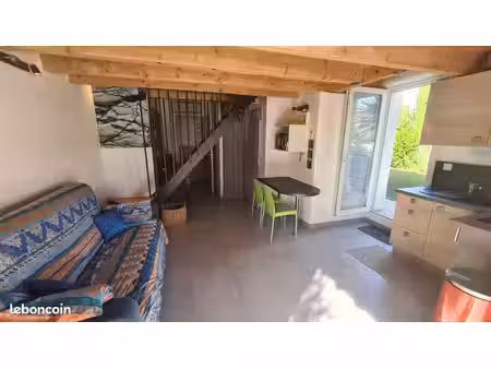 studio meublé pour 1 personne  de plain-pied à saint-cyr sur mer  location en contrat sais