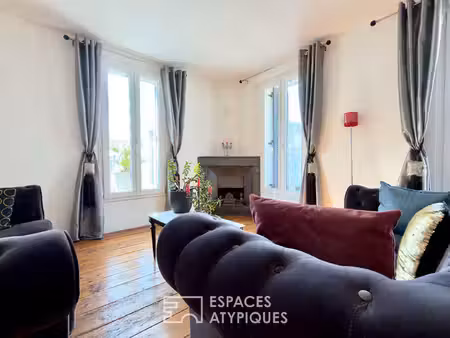 immeuble mixte de charme et son jardin suspendu en coeur de ville