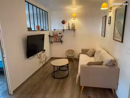 appartement 70m2 asnières sur seine avec jardin et véranda