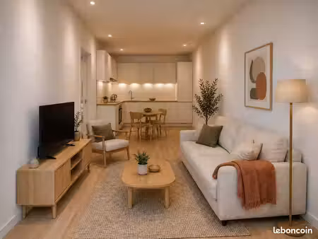 appartement t2 avec jardin à rénover