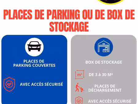 loue box de stockage et places des parking centre ville