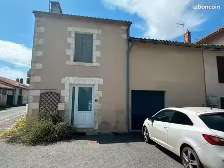 ? maison 69 m² – 3 chambres – jardin – garage – lessac (16500)