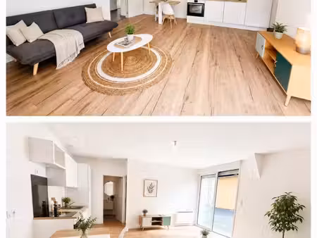 appartement t2 meublé de 40m²  terrasse et place de parking