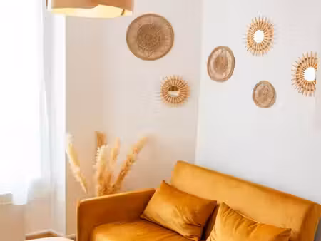 appartement chaleureux et lumineux de 25m² complètement rénové  aménagé et équipé