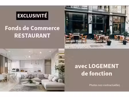 fonds de commerce restaurant 165 m²