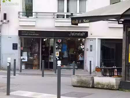 bijouterie  décoration  fleuriste  mobilier 60 m² montreuil