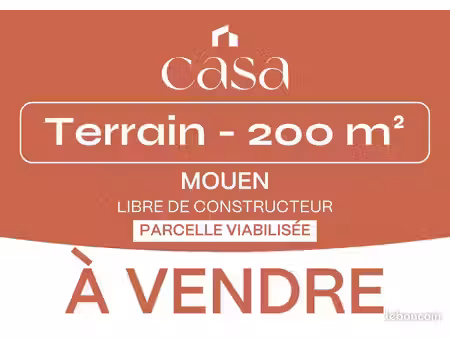 terrain 200 m² mouen