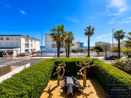 palavas-les-flots f4 vue mer  balcon et double parking
