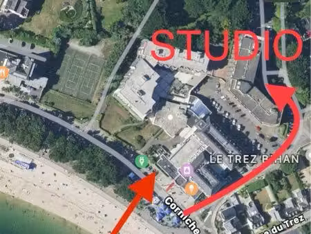 studio meublé 100m de la mer
