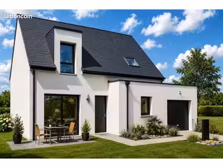 projet de construction d'une maison 95 m² avec terrain à benodet (29)