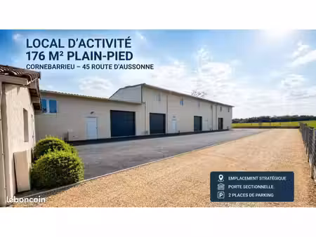 local d’activité 176 m² plain-pied – cornebarrieu / blagnac / meet